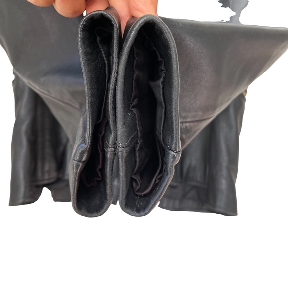 Siena Studio Black Zip UP‎ Leather Jacket Size: M - Picture 6 of 10